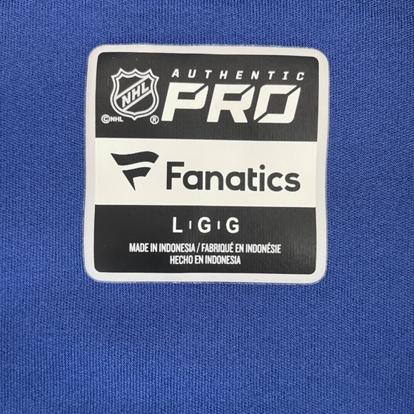 NHL Authentic Pro Fanatics Tampa Bay Lightning Polo Men’s Size Large - Picture 6 of 16